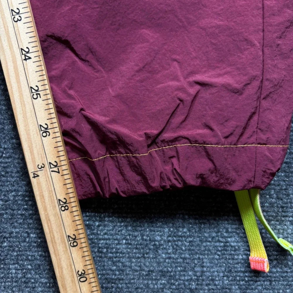 Jordan Jumpman Nylon Pants Mens Small Burgundy Drawstring Adjustable DV1613-680